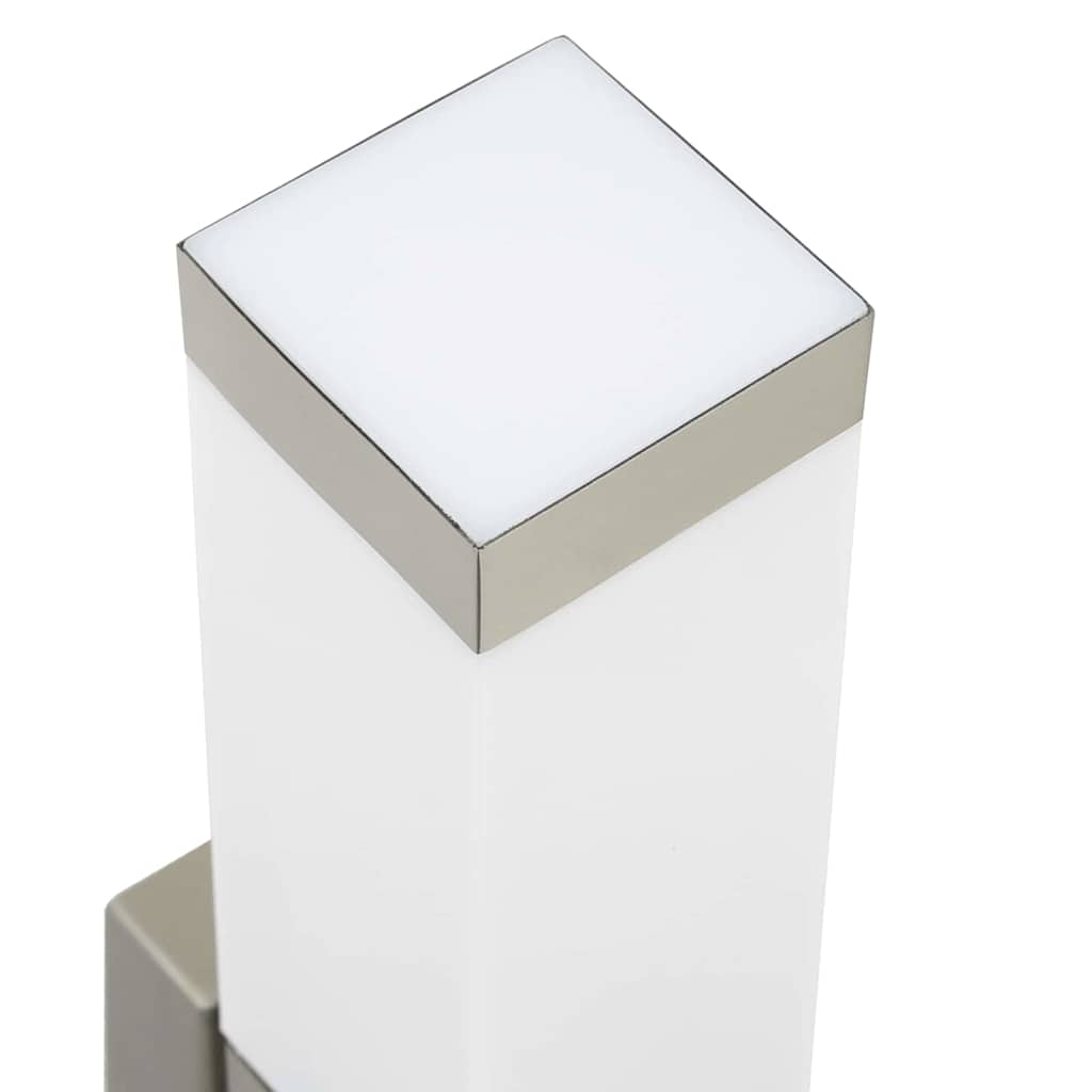 Utomhusvägglampa Silver 10.5 x 6 x 35 cm Rostfritt stål