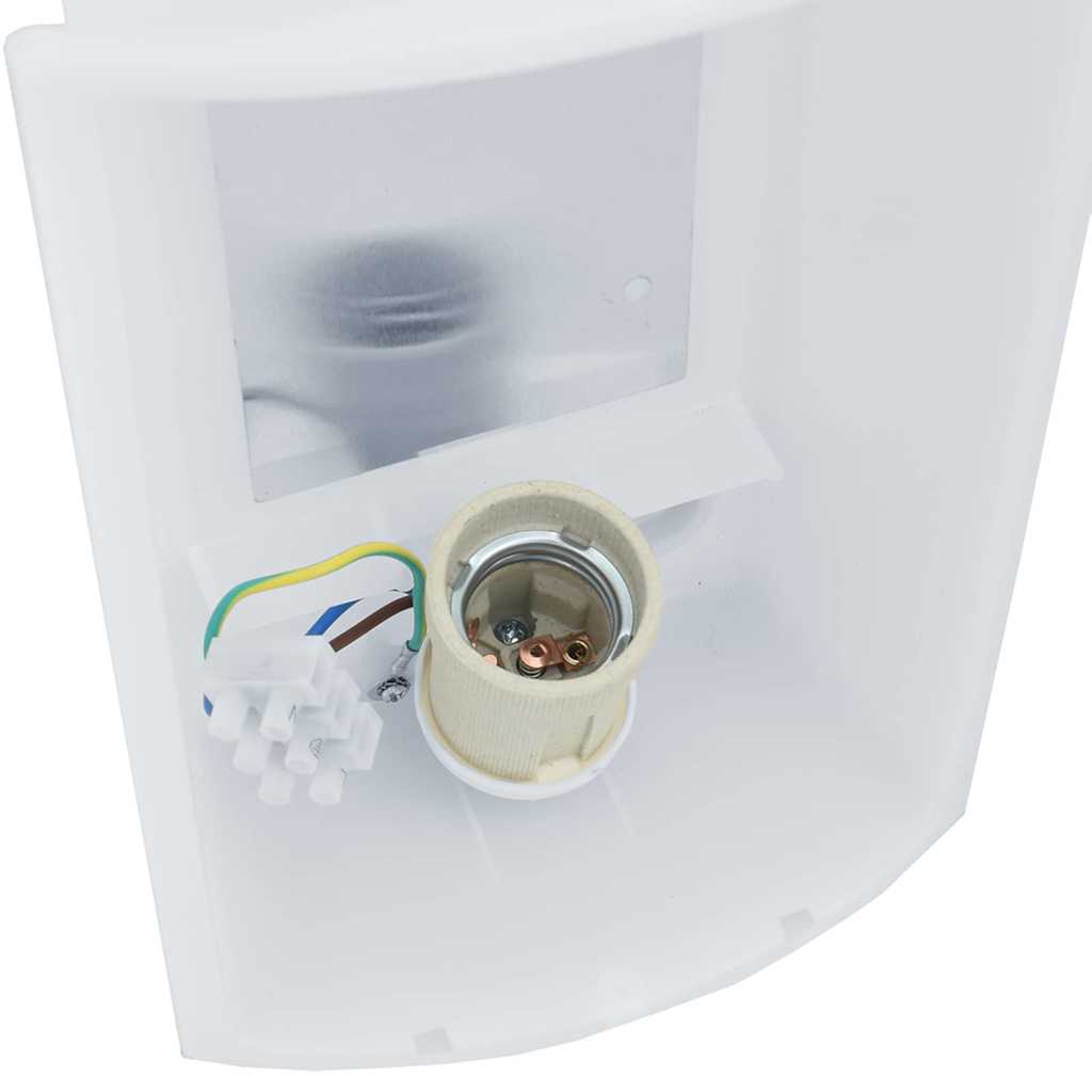 Utomhusvägglampa Svart 23.5 x 10.5 x 26 cm Rostfritt stål