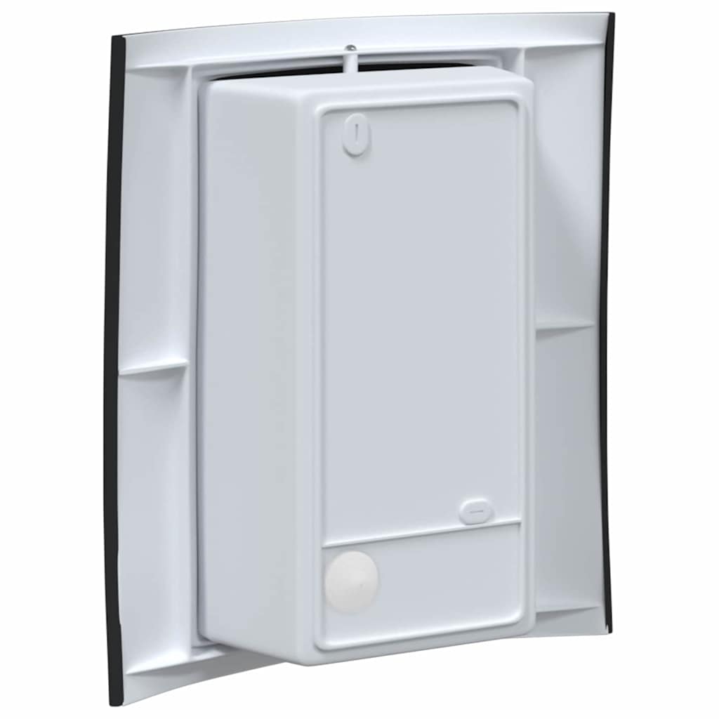 Utomhusvägglampa Svart 23.5 x 10.5 x 26 cm Rostfritt stål