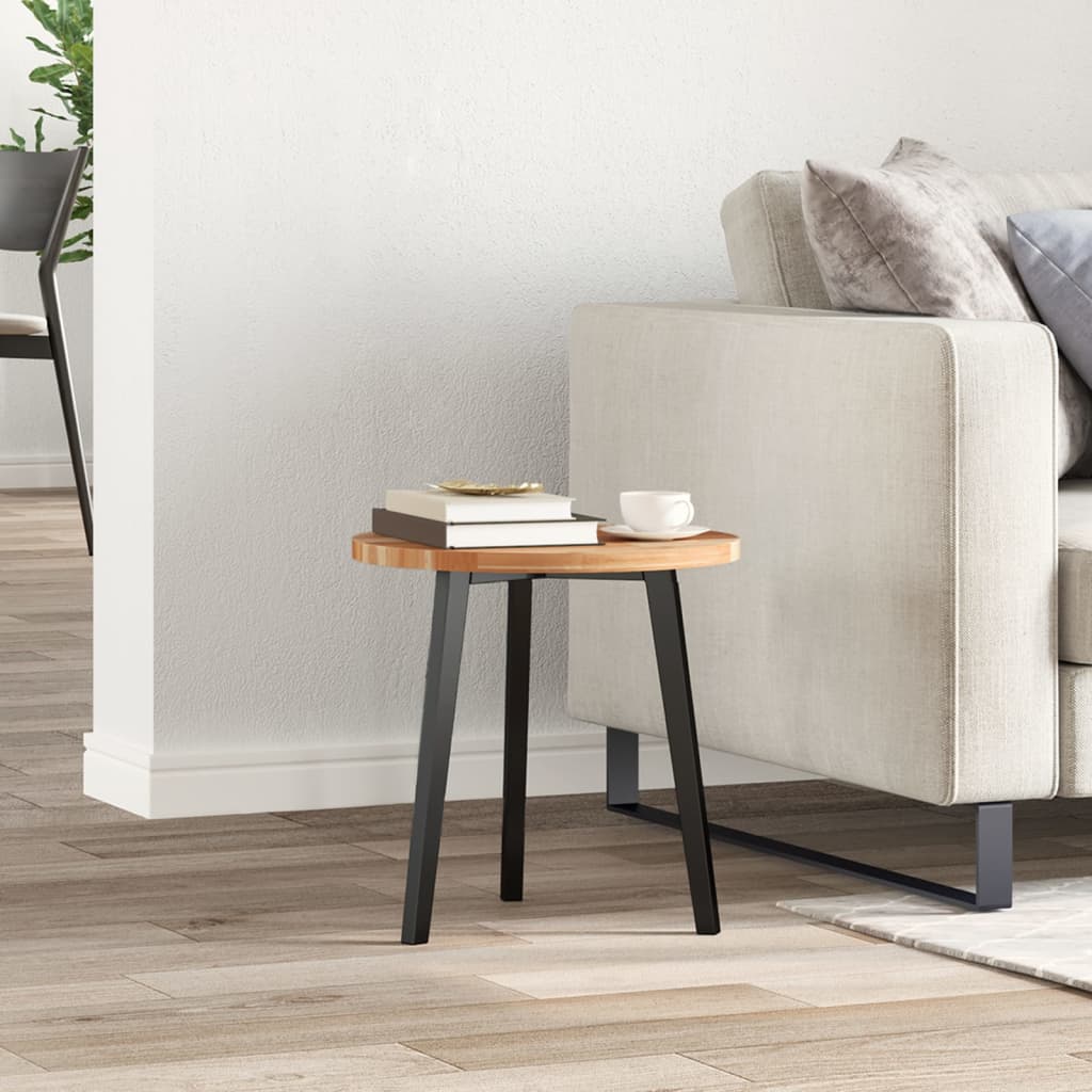 Bordsskiva rund Ø40x2 cm massivt akaciaträ