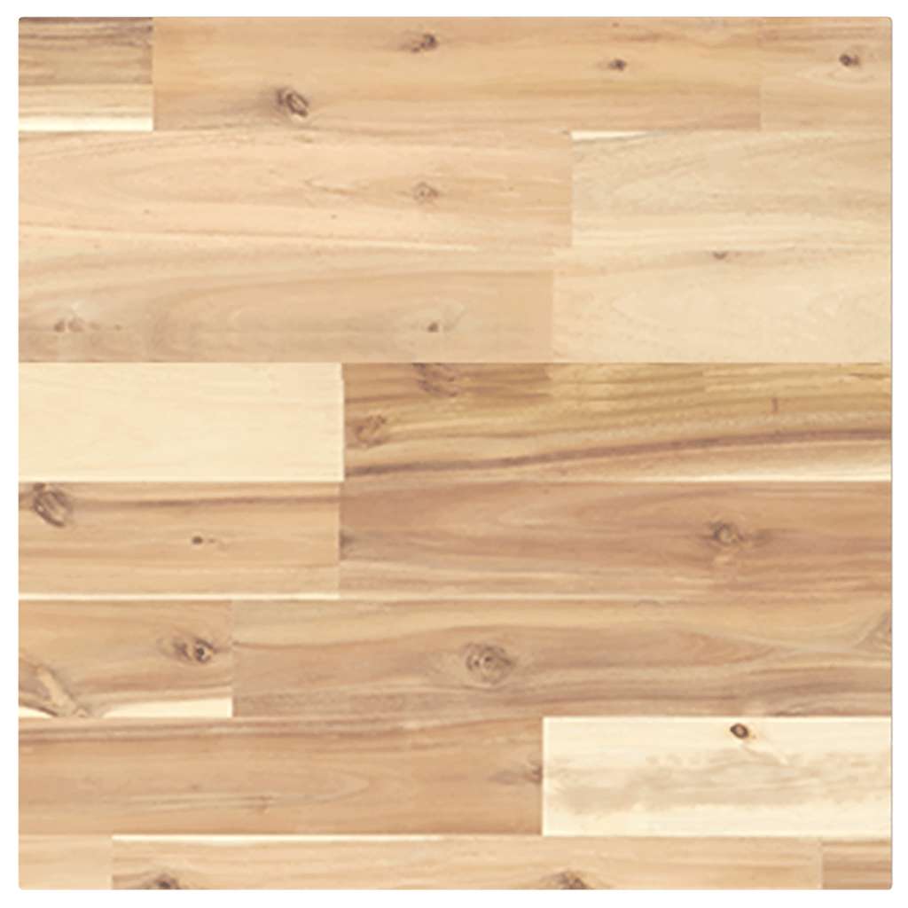 Bordsskiva fyrkantig 40x40x2 cm massivt akaciaträ