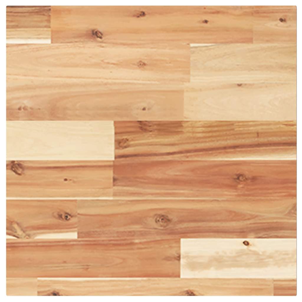 Bordsskiva fyrkantig 40x40x2 cm massivt akaciaträ