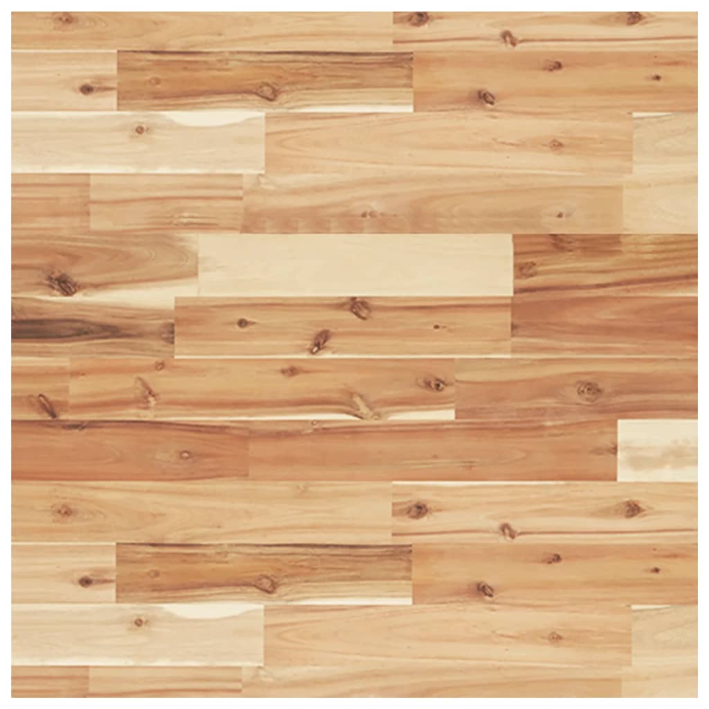 Bordsskiva fyrkantig 60x60x2 cm massivt akaciaträ