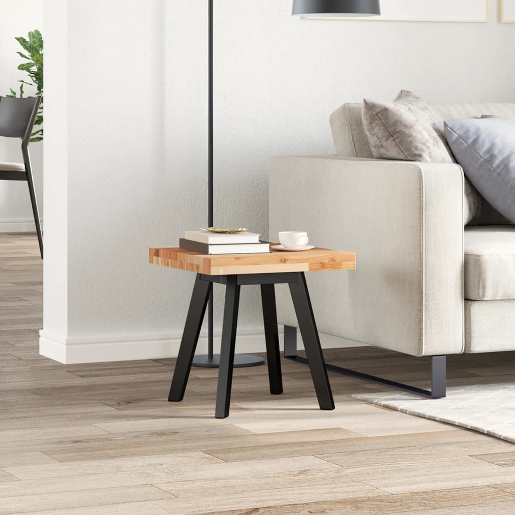 Bordsskiva fyrkantig 40x40x4 cm massivt akaciaträ