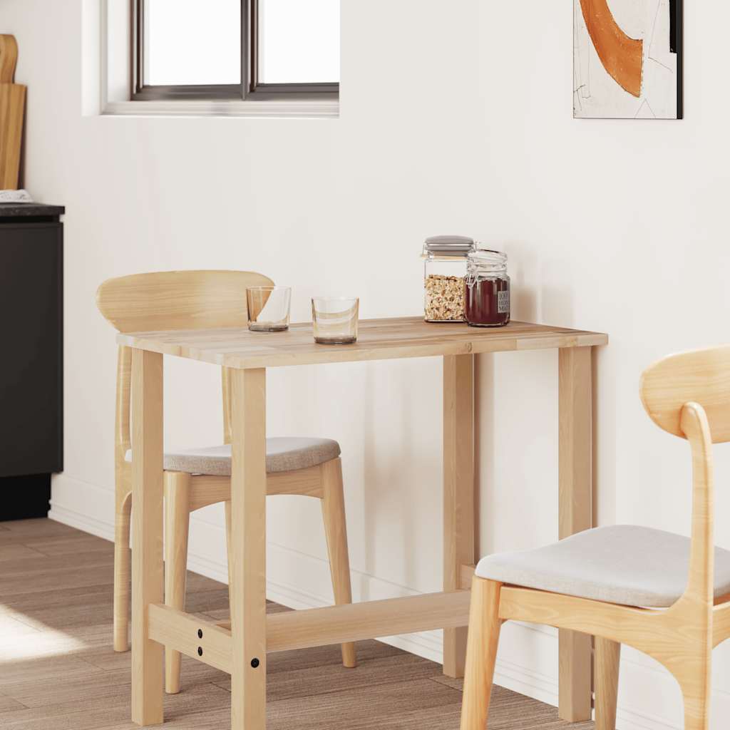 Bordsskiva rektangulär 100x60x2 cm massivt akaciaträ