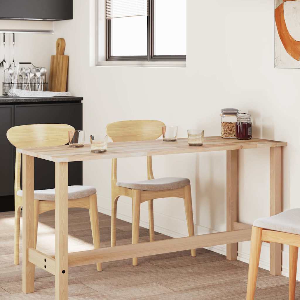 Bordsskiva rektangulär 120x60x2 cm massivt akaciaträ