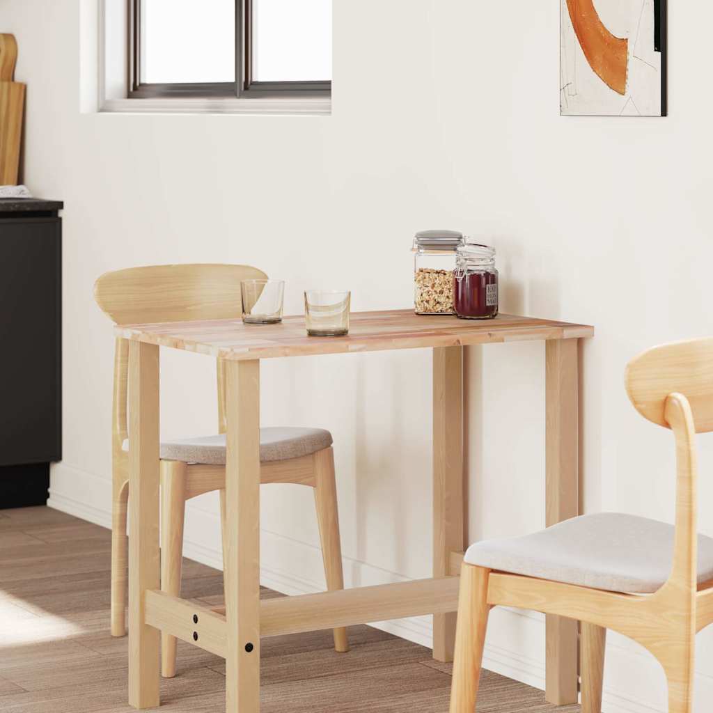 Bordsskiva rektangulär 100x60x2 cm massivt akaciaträ