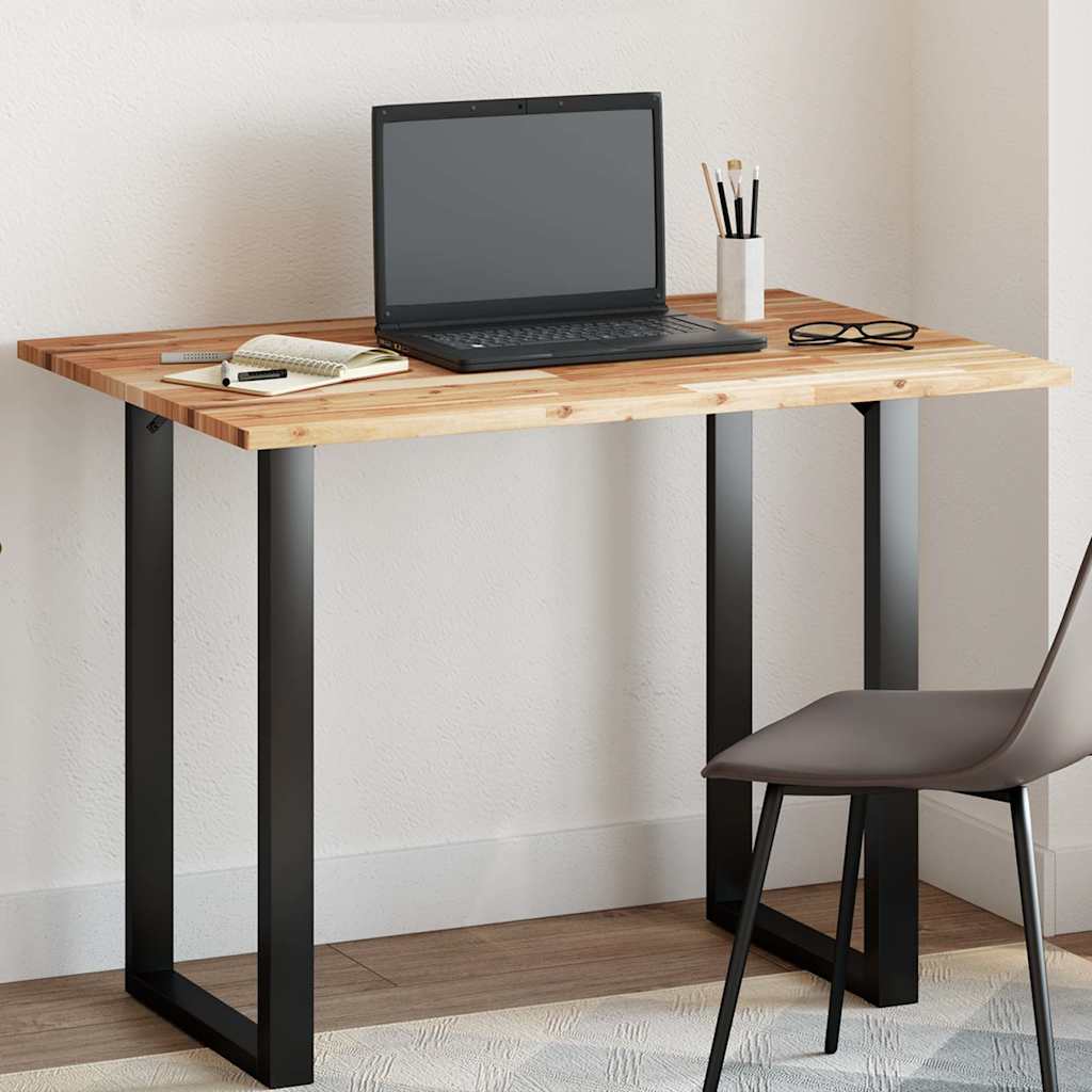 Bordsskiva rektangulär 100x70x2 cm massivt akaciaträ