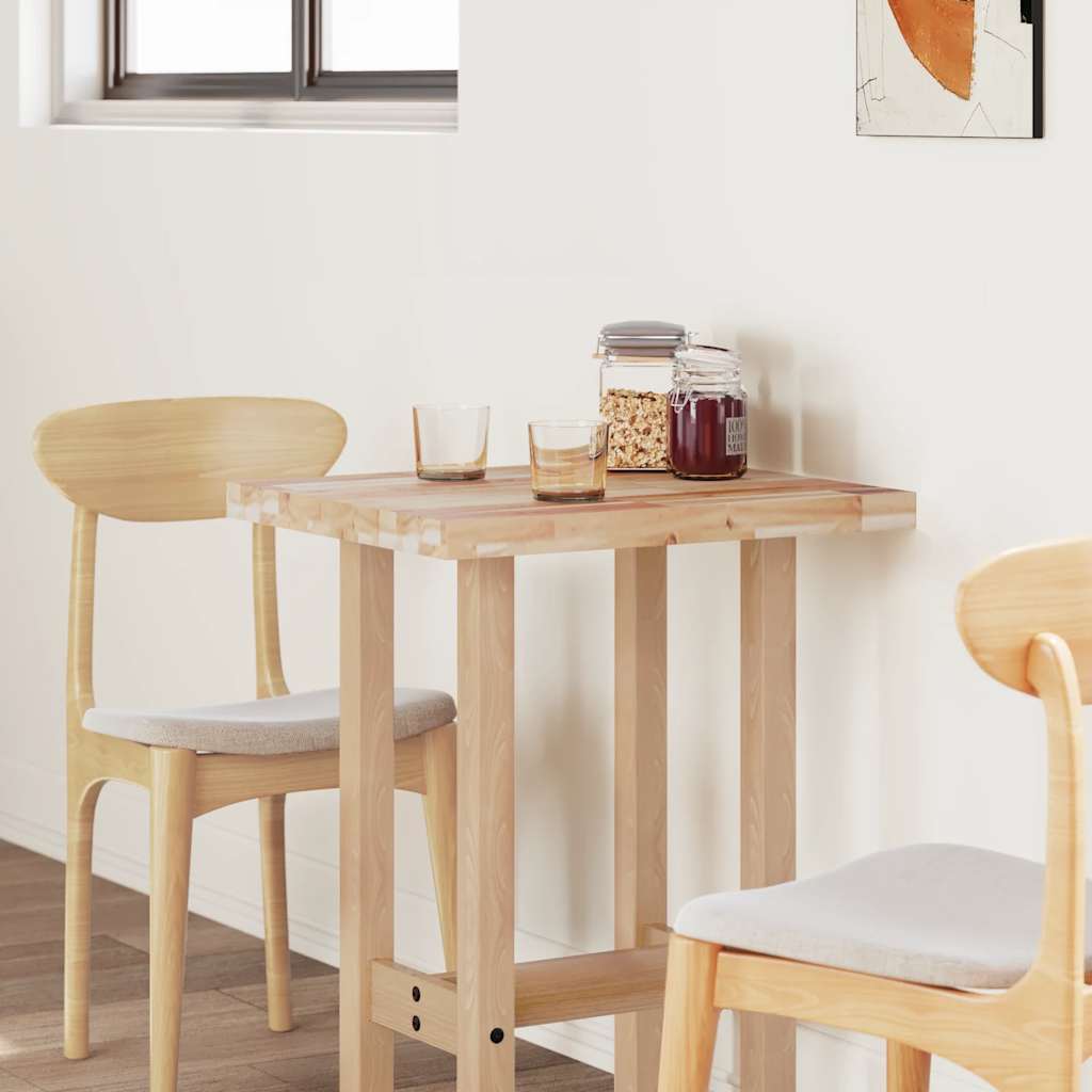 Bordsskiva rektangulär 60x50x4 cm massivt akaciaträ