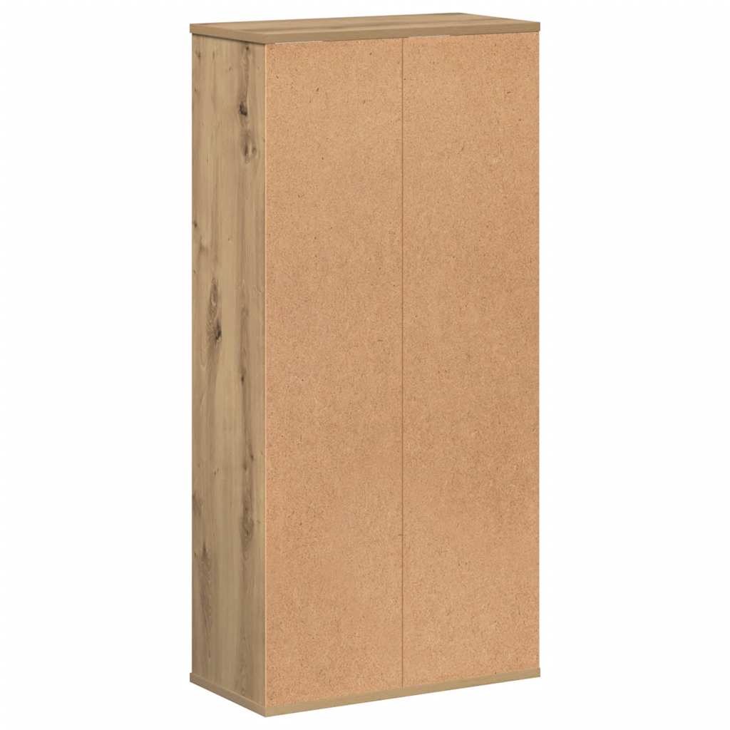 Bokhylla ek 50x25x105 cm konstruerat trä