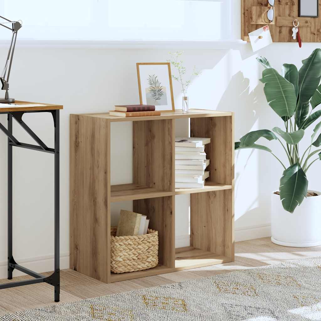 Bokhylla ek 68,5x32x68,5 cm konstruerat trä