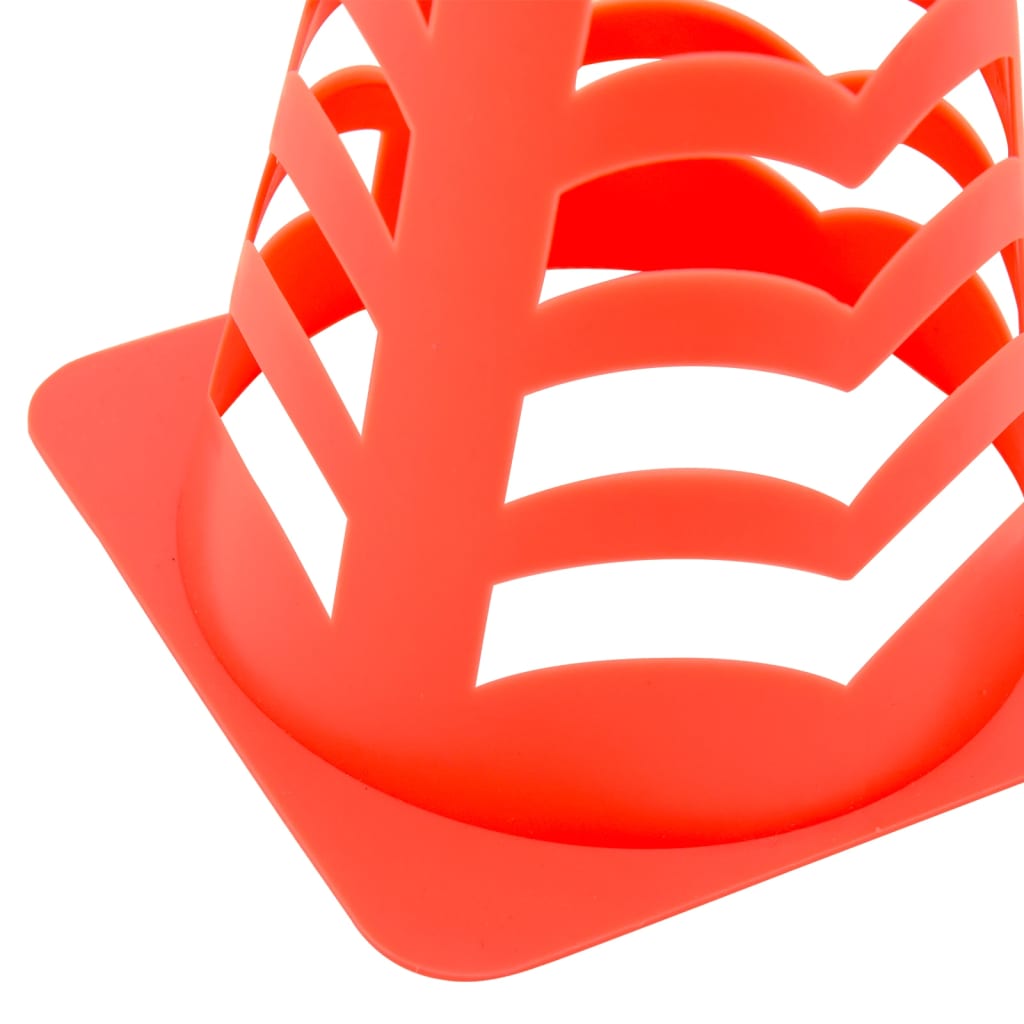 Fotbollskoner 6 st stapelbara orange 13x13x22,5 cm