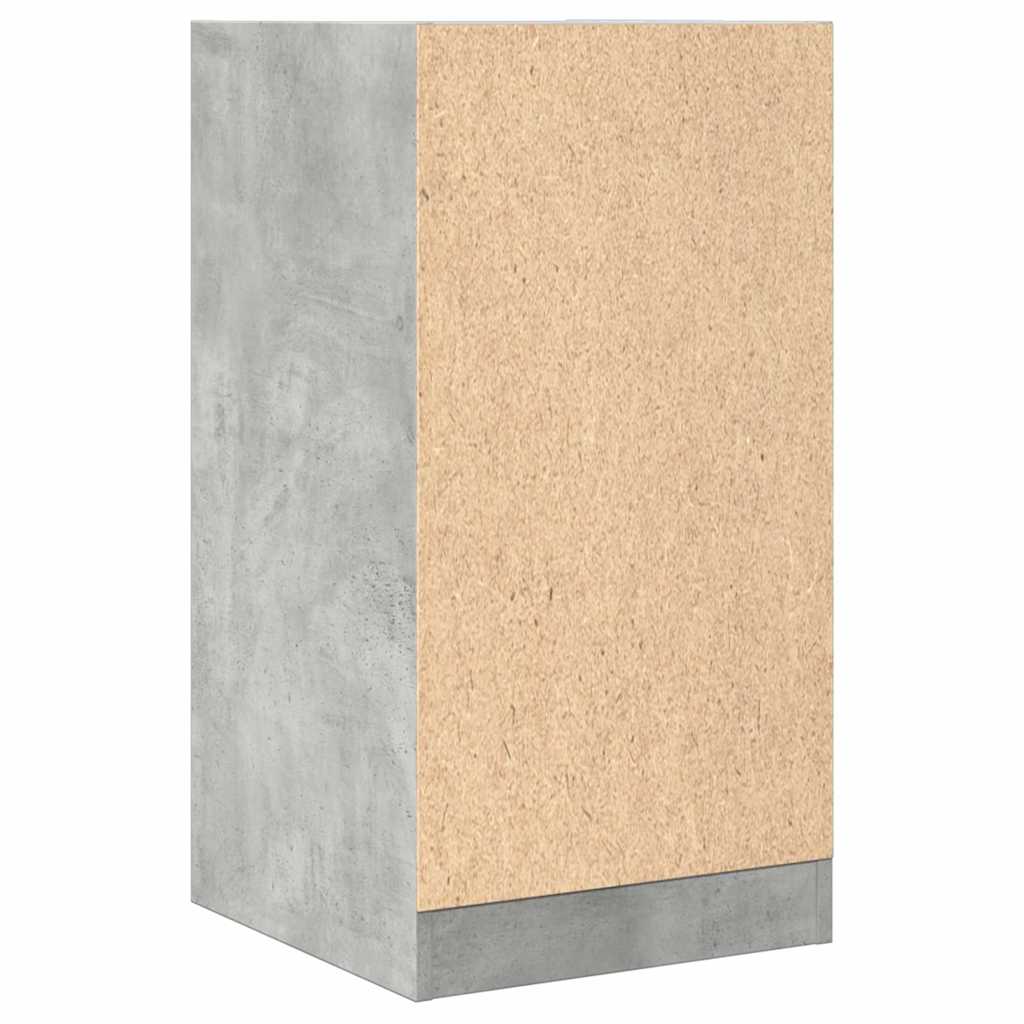 Apoteksskåp betonggrå 40x41x77,5 cm konstruerat trä