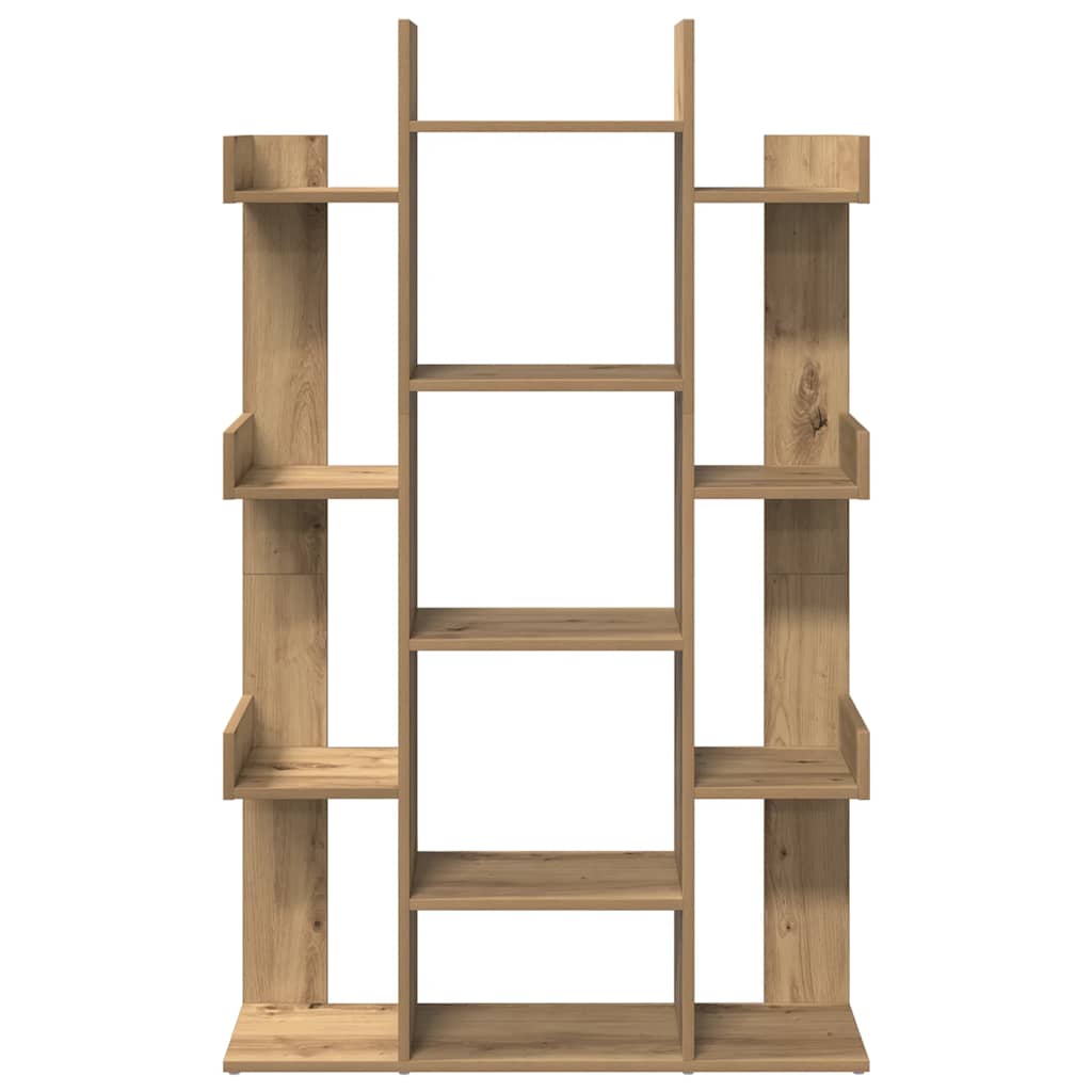 Bokhylla artisan ek 86x25,5x140 cm konstruerat trä