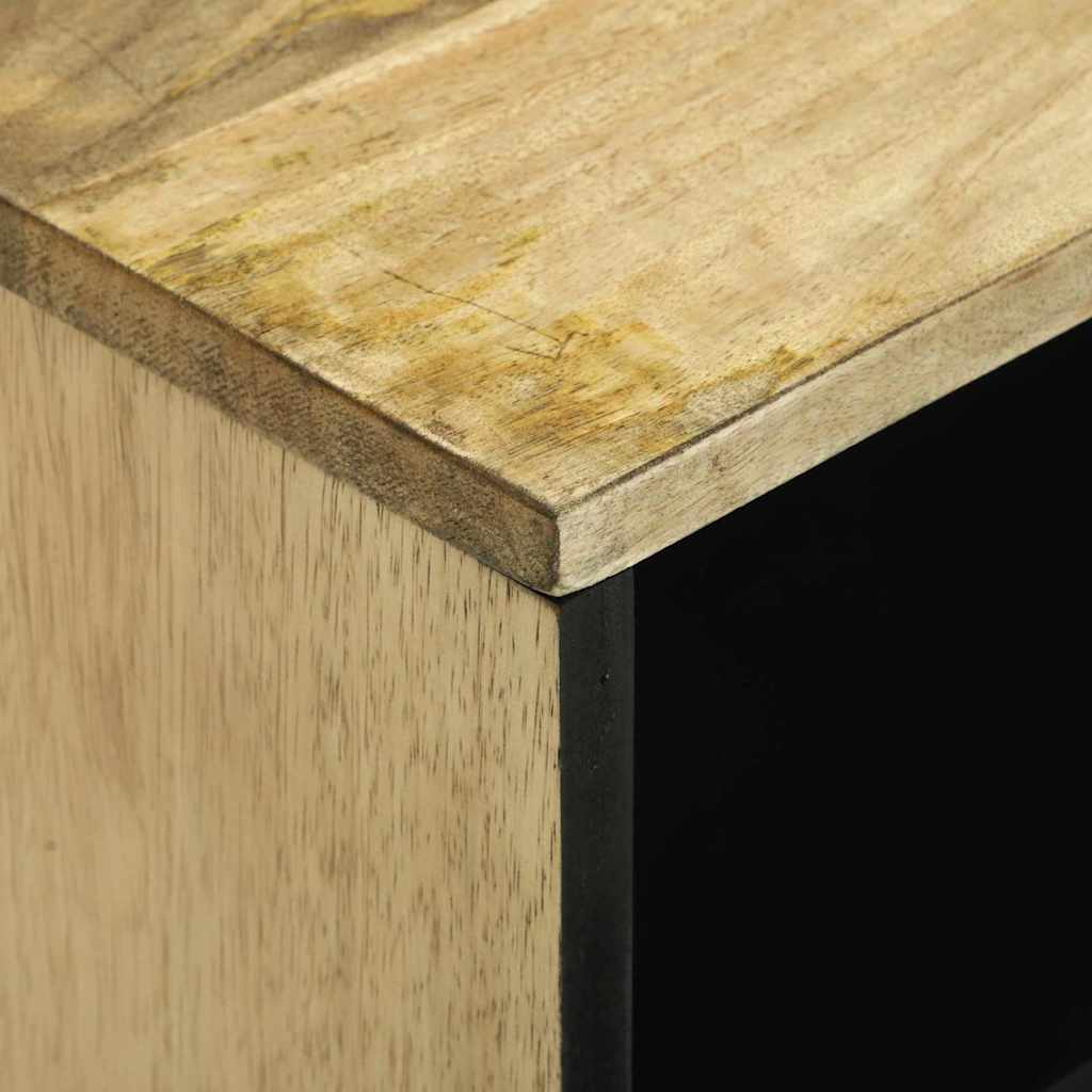 TV-byrå Brun 80 x 33 x 46 cm massivt mangoträ