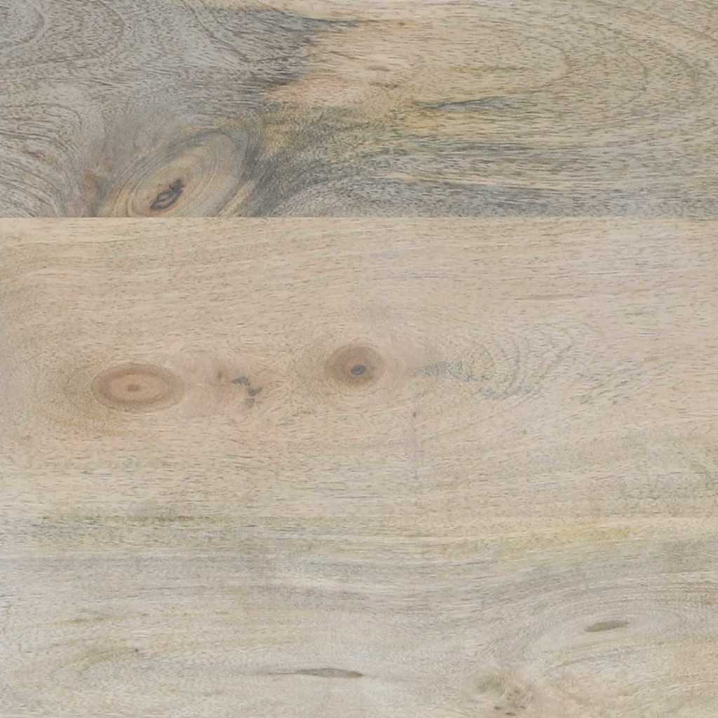 TV-skåp Vit 105 x 33 x 46 cm massivt mangoträ