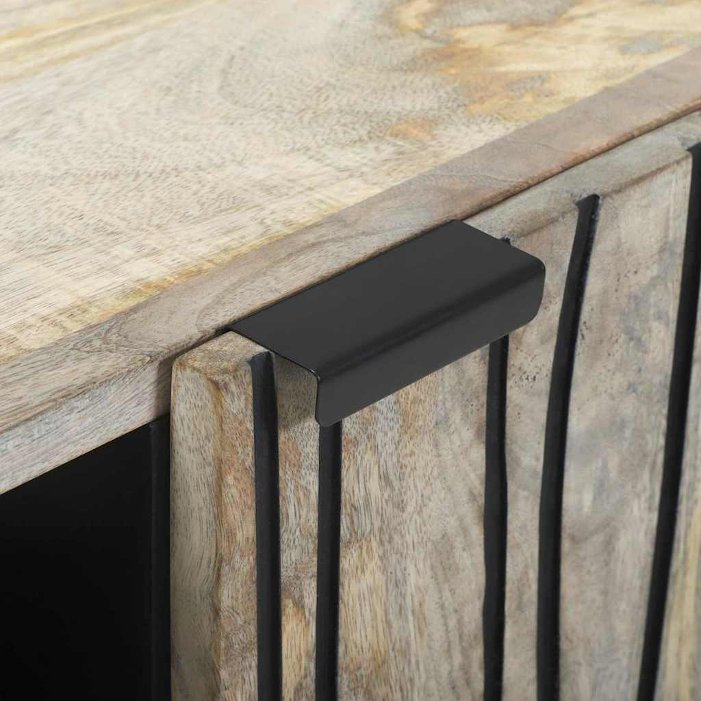 Medielagringsskåp och hyllor Vit och svart 80 x 33 x 46 cm