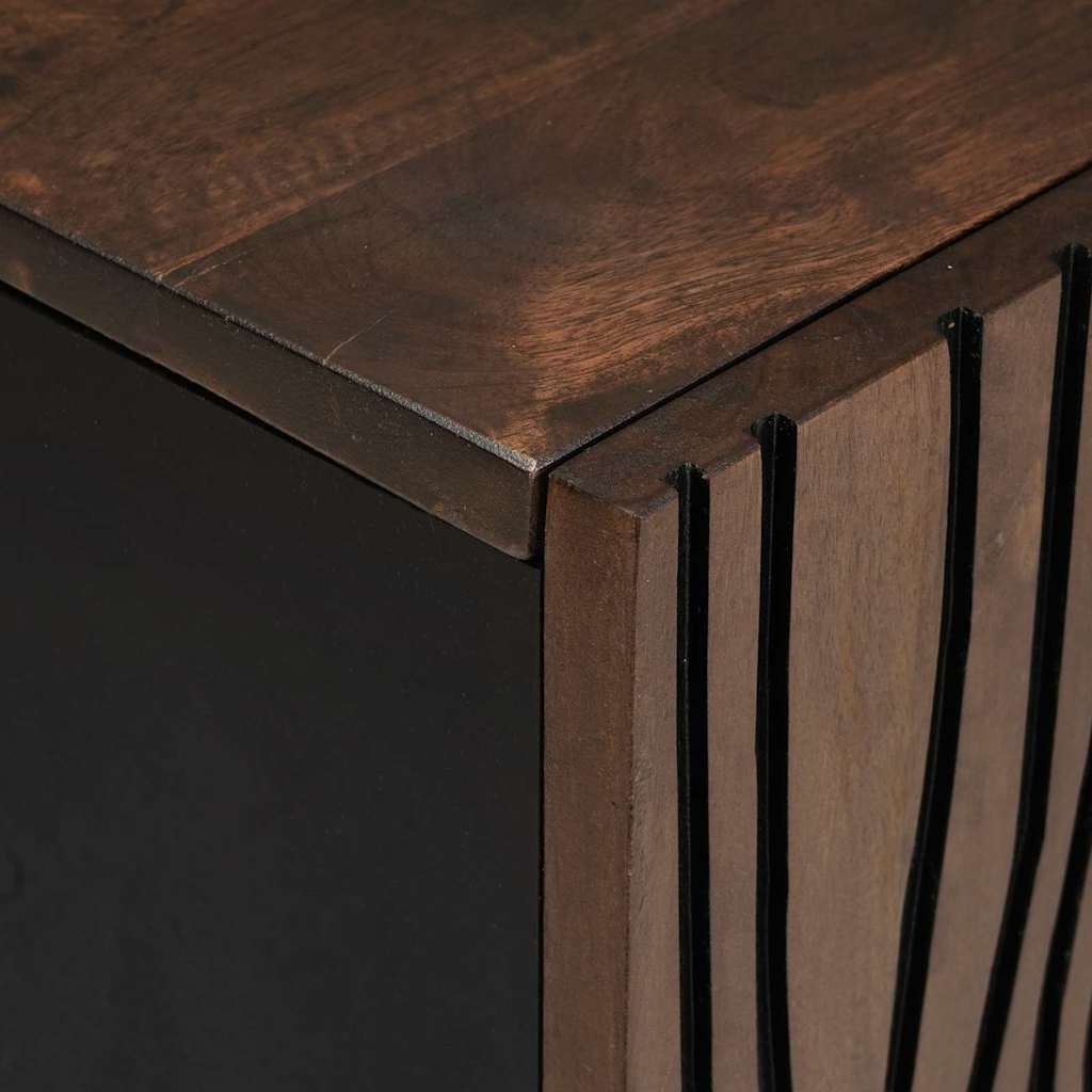 TV-skåp Brun 105 x 33 x 46 cm massivt mangoträ