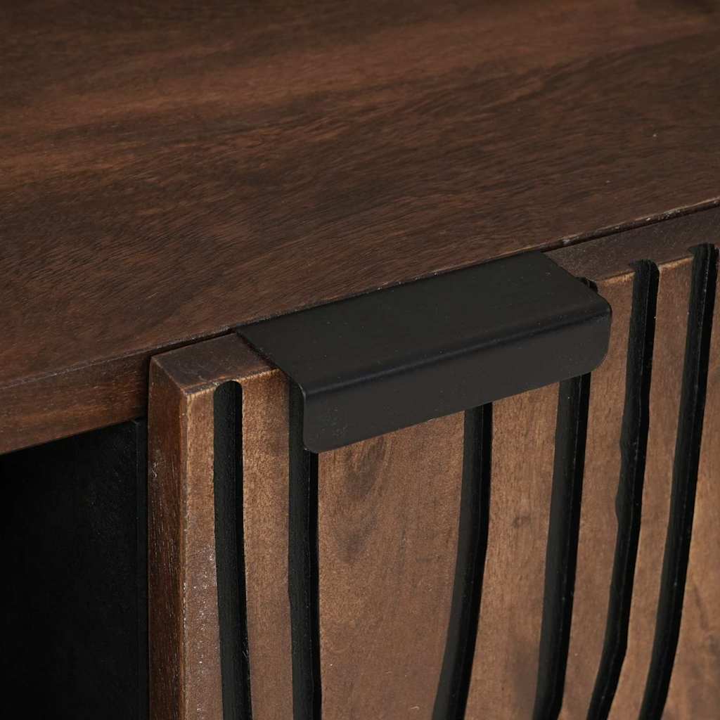 TV-skåp Brun 105 x 33 x 46 cm massivt mangoträ