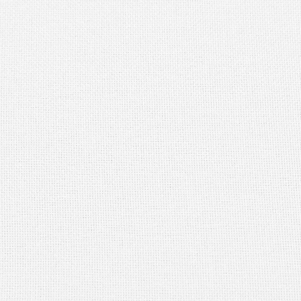 Hopfällbar golvstol vit 71x51x62 cm tyg