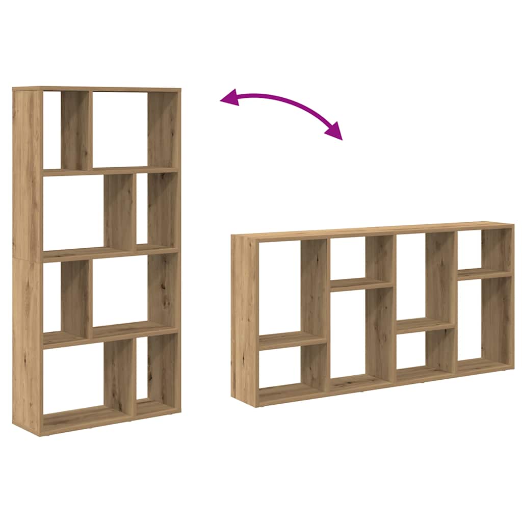 Bokhylla ek 60x20x120 cm konstruerat trä