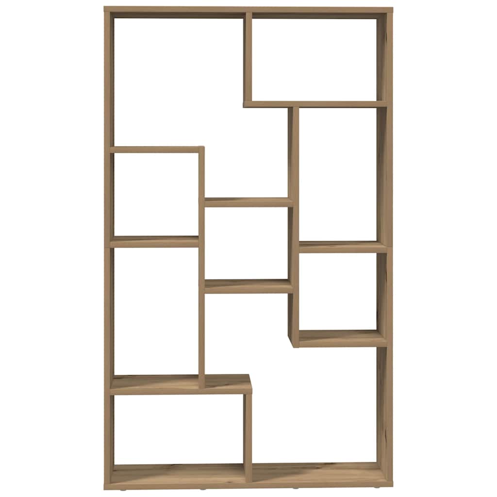 Bokhylla ek 72x20x120 cm konstruerat trä