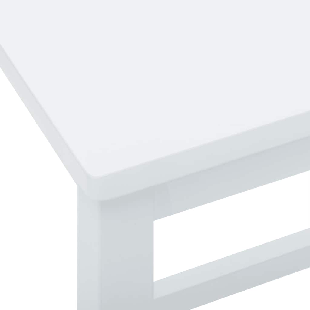 Barstolar 2 st vitt massivt trä gummi