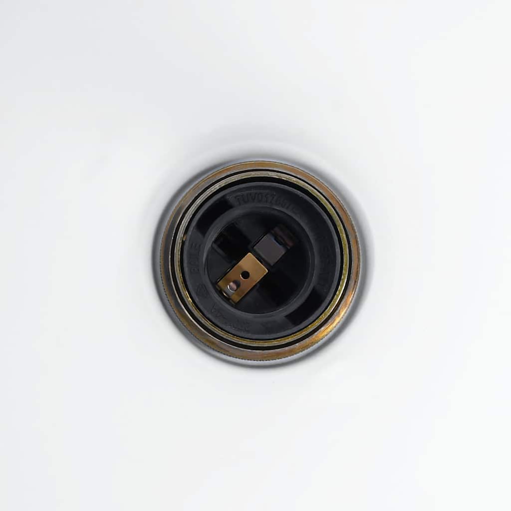 taklampa höjdjusterbar E27 glans gul Ø 22 cm metall