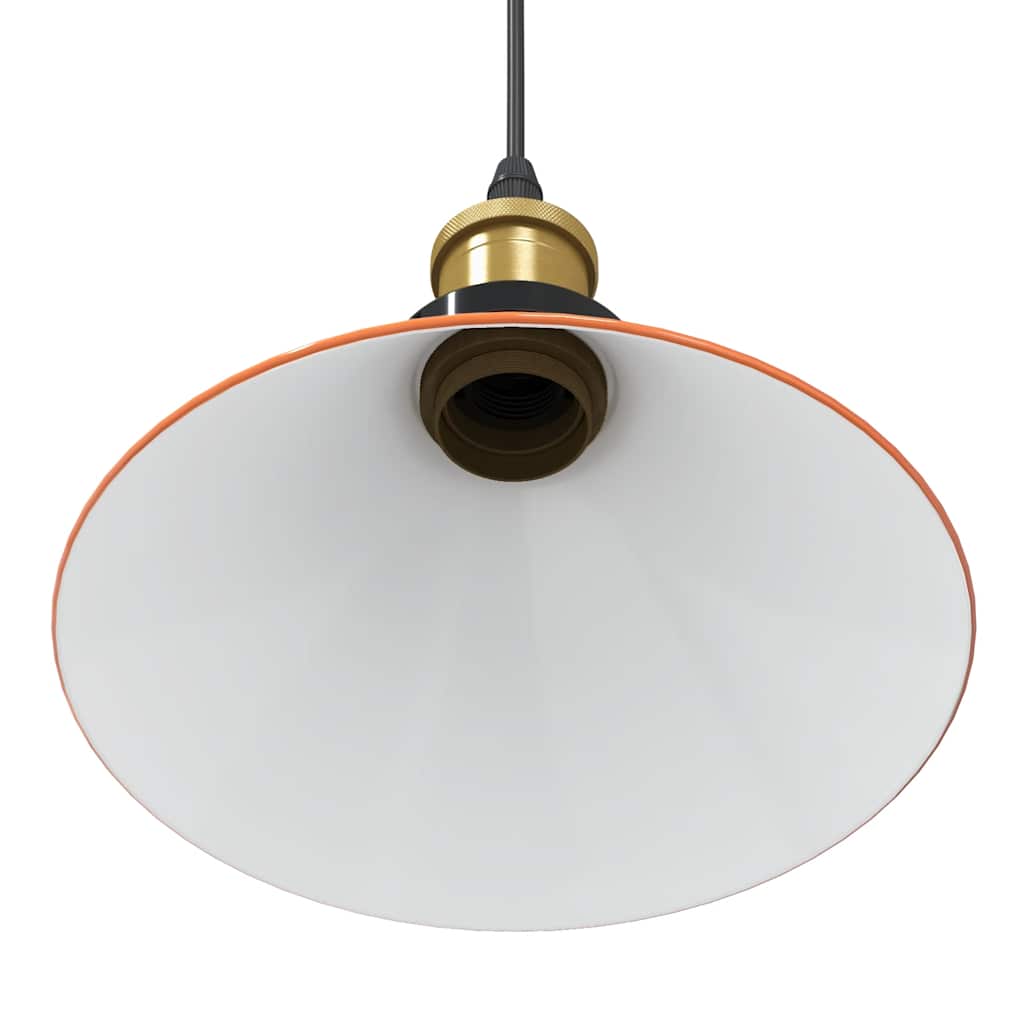 Taklampa höjdjusterbar E27 glans orange Ø 22 cm metall