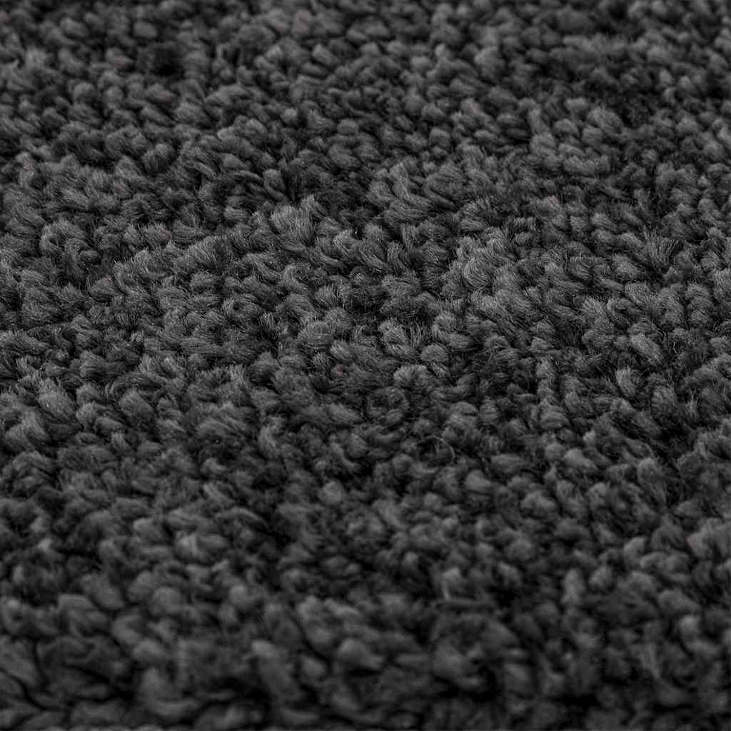 Anti-glid Shaggy Matta Mörkgrå 160 x 160 cm PP