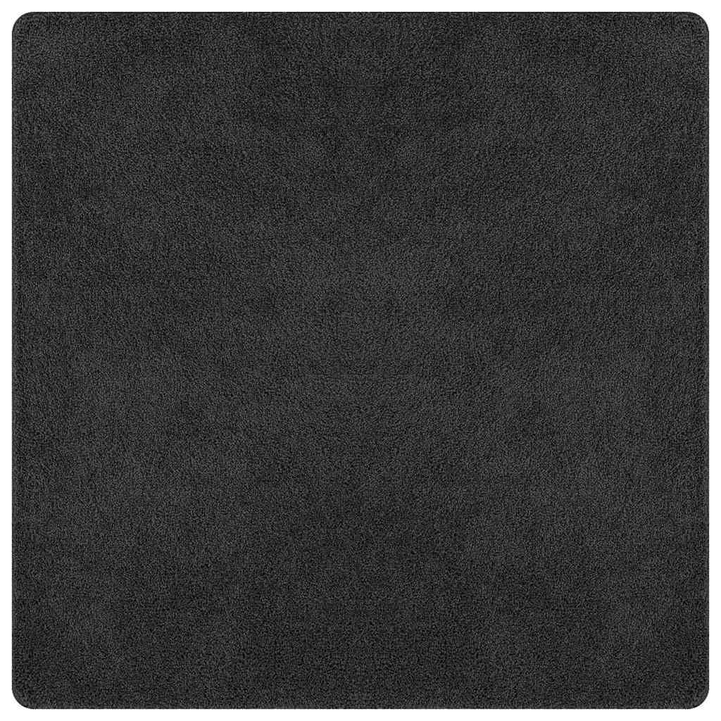 Anti-glid Shaggy Matta Mörkgrå 200 x 200 cm PP