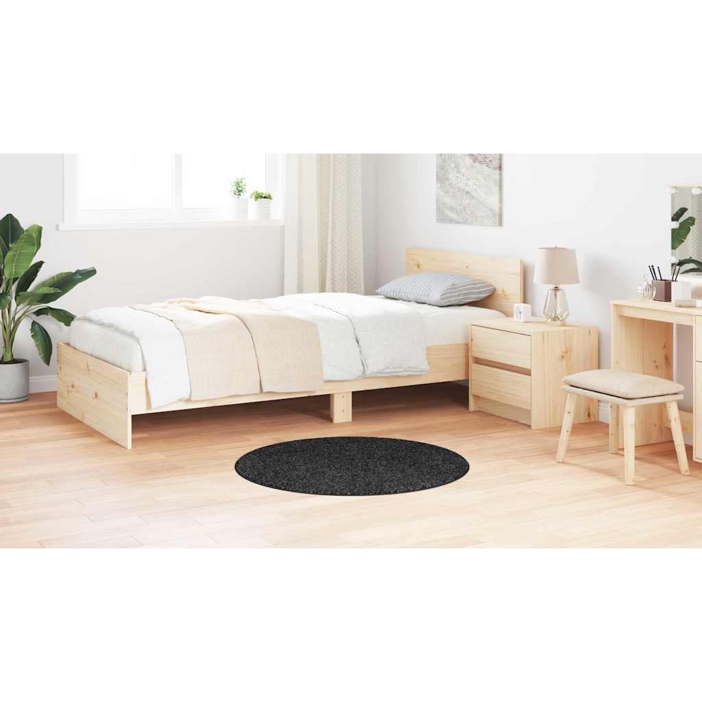 Anti-glid Shaggy Matta Mörkgrå 90 x 90 cm PP