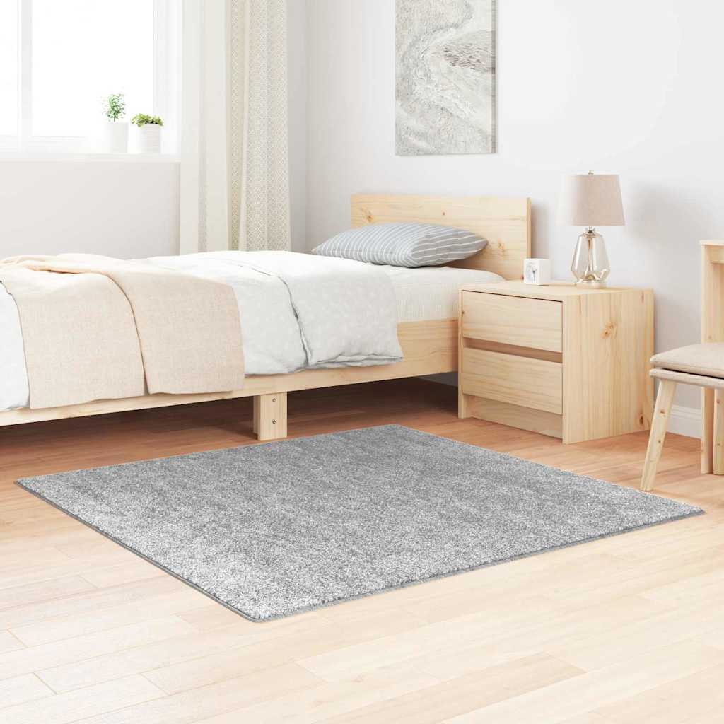 Anti-glid Shaggy Matta Grå 120 x 120 cm PP