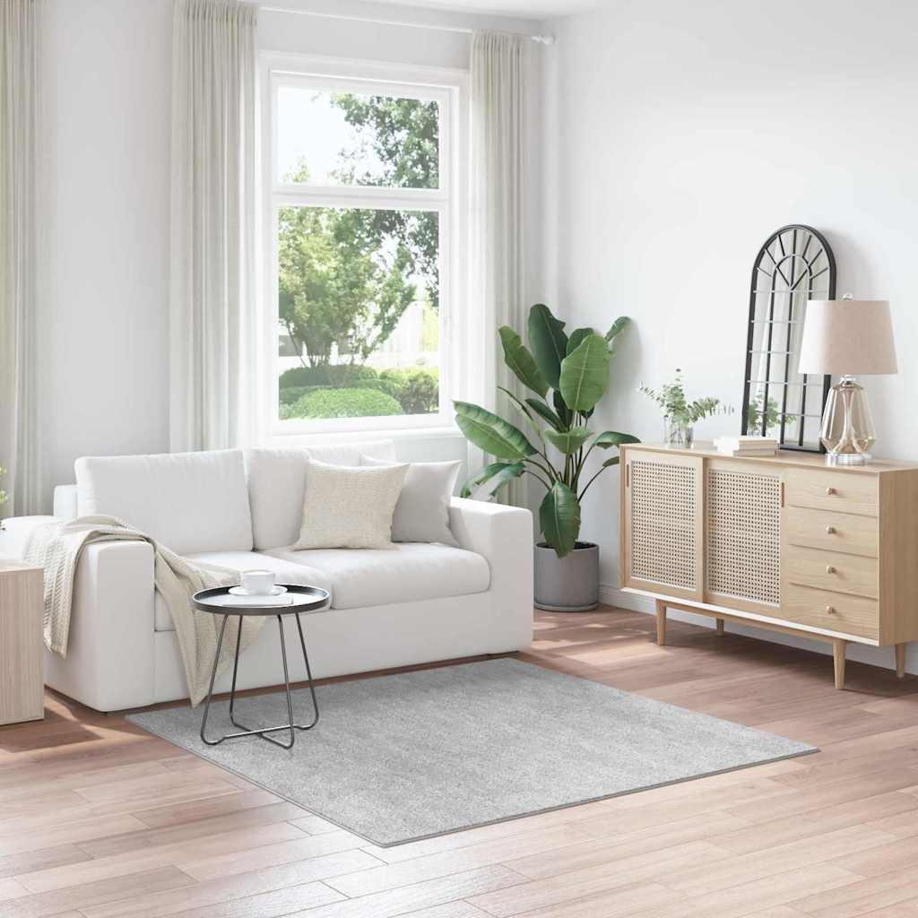 Anti-glid Shaggy Matta Grå 160 x 160 cm PP