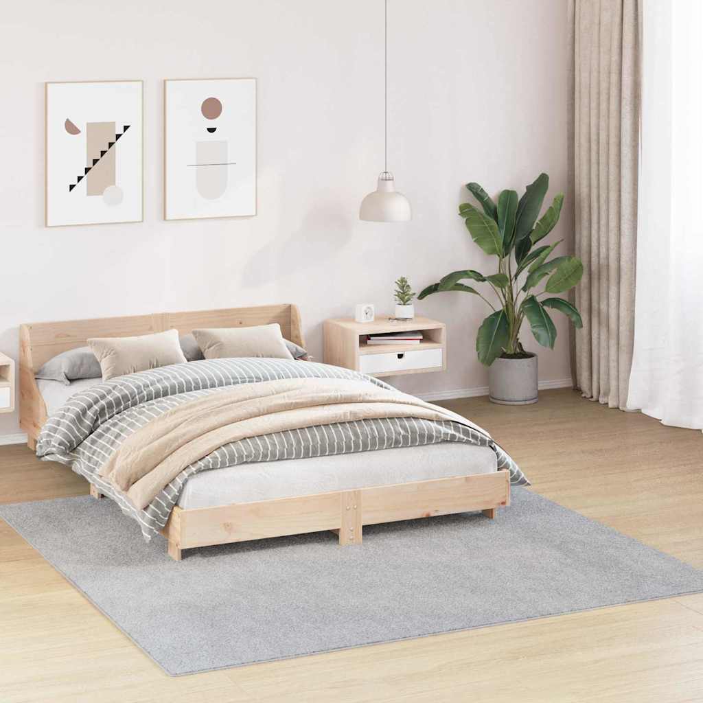 Anti-glid Shaggy Matta Grå 200 x 200 cm PP