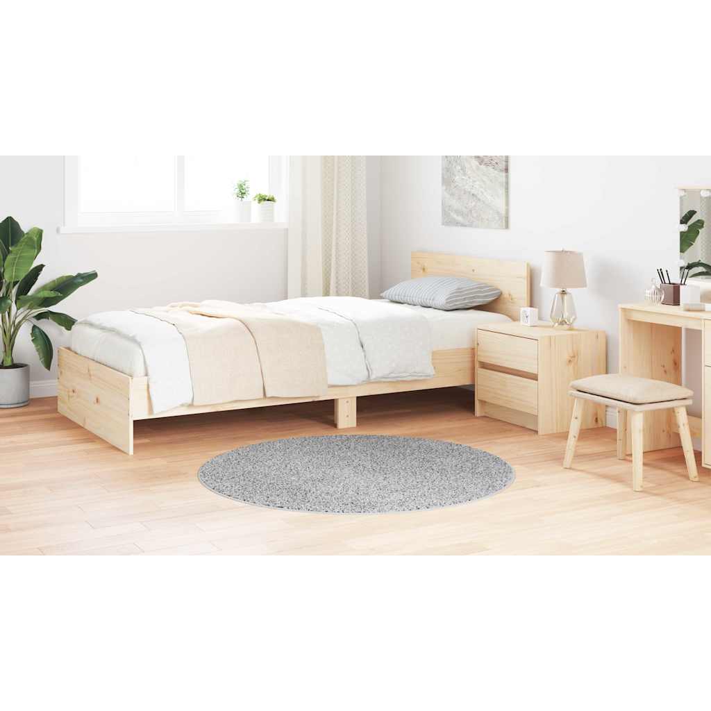 Anti-glid Shaggy Matta Grå 120 x 120 cm PP