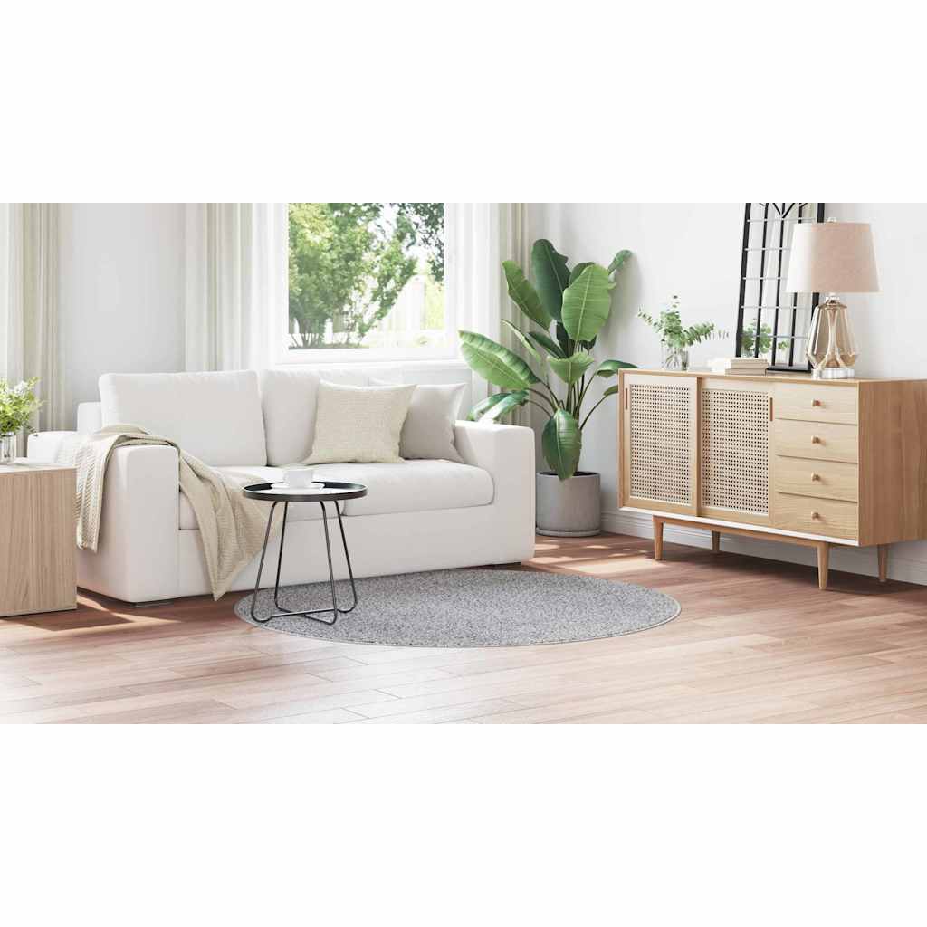 Anti-glid Shaggy Matta Grå 160 x 160 cm PP