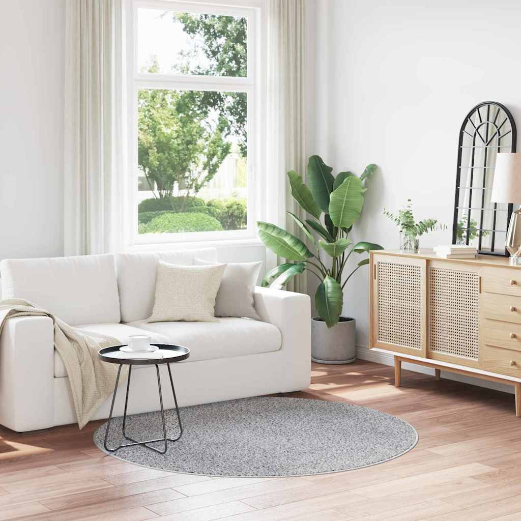 Anti-glid Shaggy Matta Grå 160 x 160 cm PP