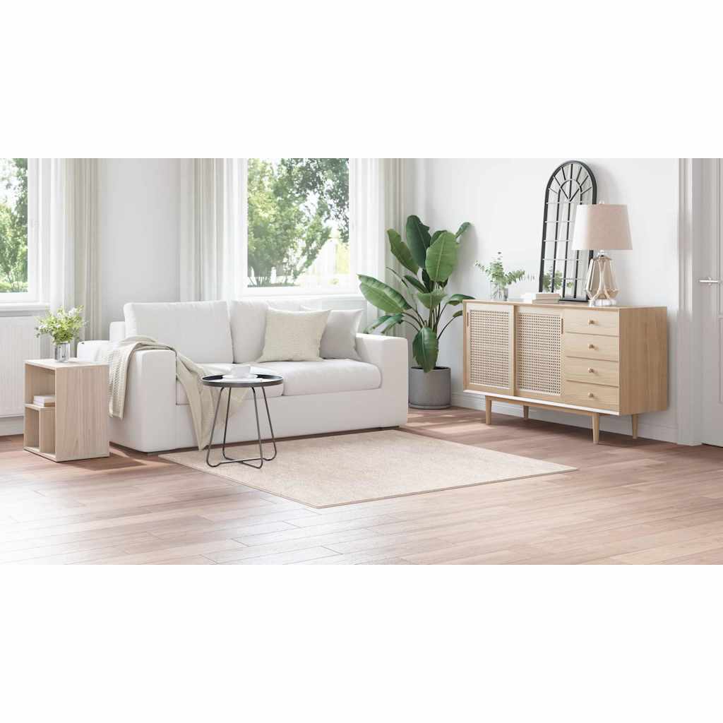 Anti-glid Shaggy Matta Kräm 160 x 160 cm PP