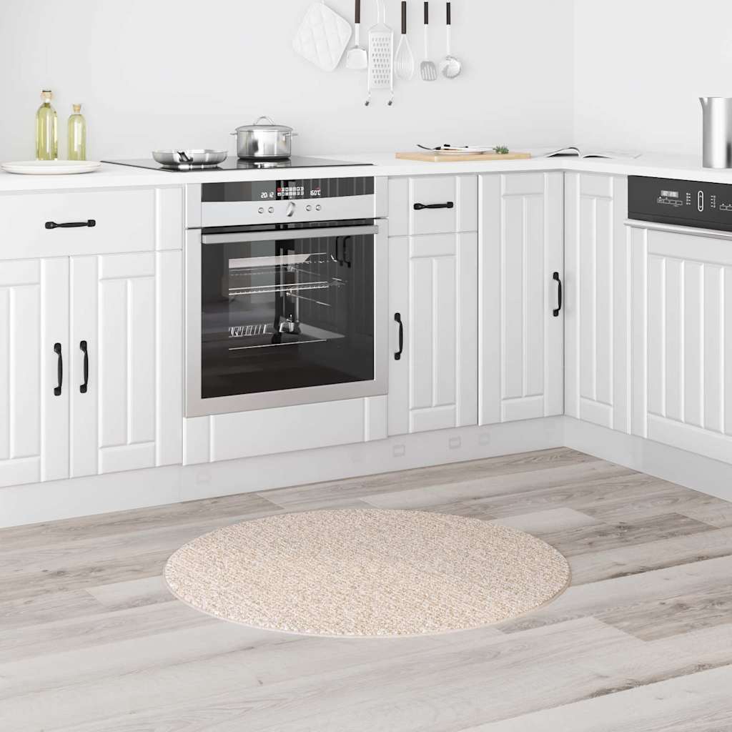 Anti-glid Shaggy Matta Kräm 90 x 90 cm PP