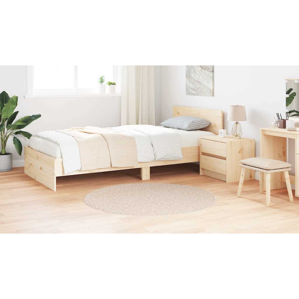 Anti-glid Shaggy Matta Kräm 120 x 120 cm PP