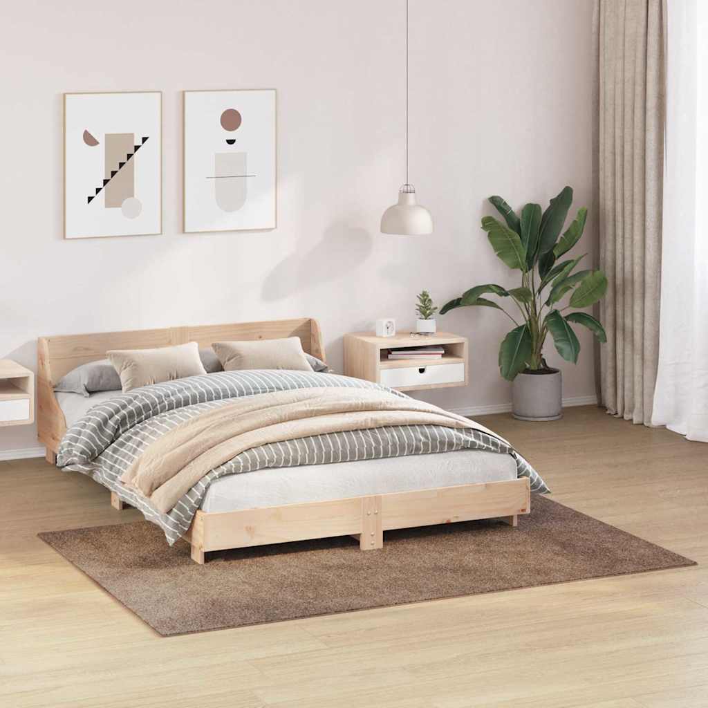 Anti-glid Shaggy Matta Brun 140 x 200 cm PP