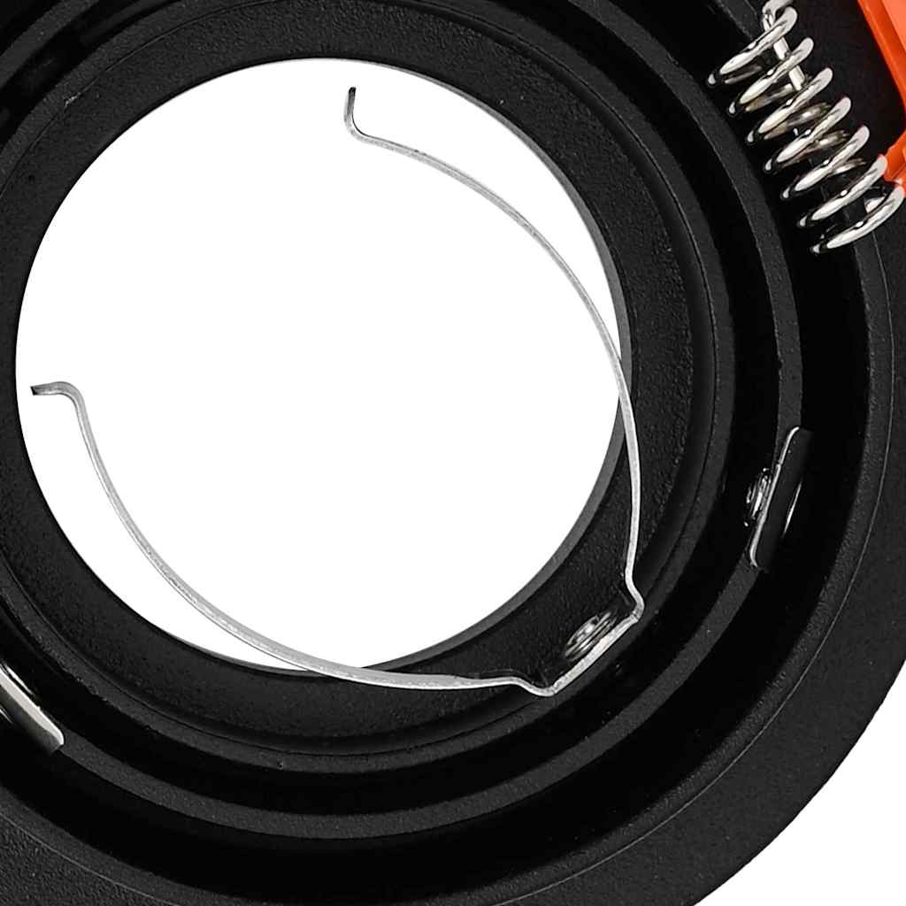 Spotlights med strålkastare 24 pcs Svart 9 x 9 x cm Aluminium