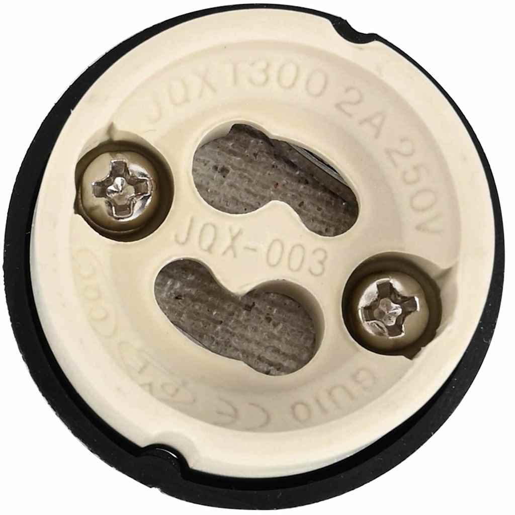 Spotlights med strålkastare 24 pcs Svart 9 x 9 cm Metall