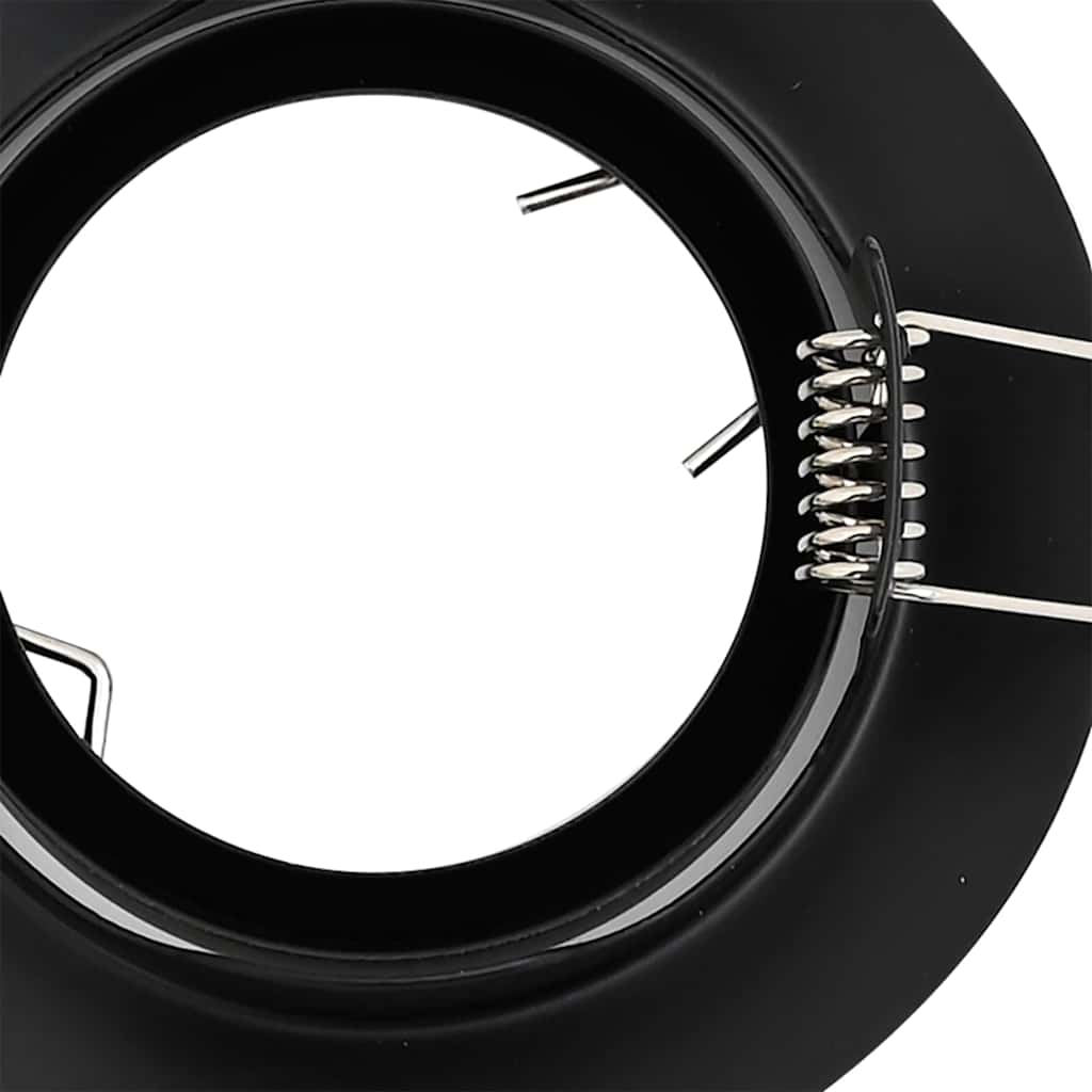 Spotlights med strålkastare 24 pcs Svart 9 x 9 cm Metall