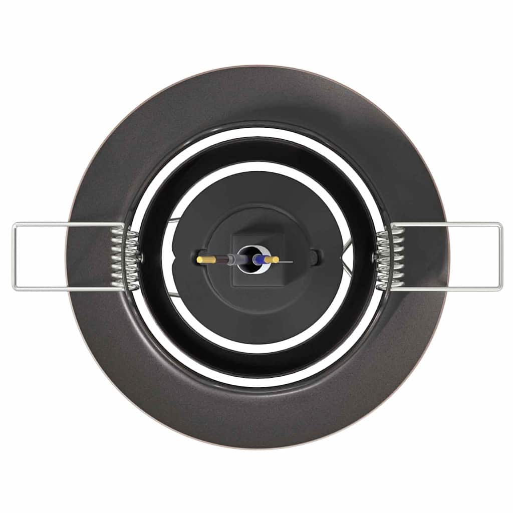 Spotlights med strålkastare 12 pcs Koppar 9 x 9 cm Metall