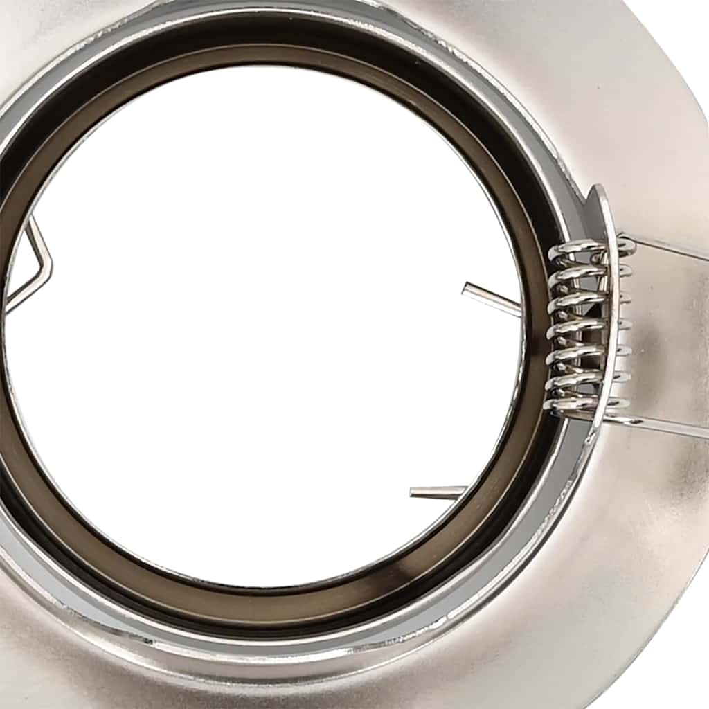 Spotlights med strålkastare 12 pcs Silver 9 x 9 cm Metall