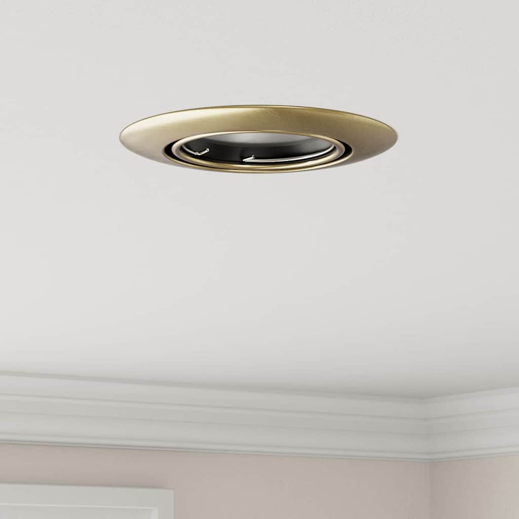 Spotlights med strålkastare 24 pcs Mässing 9 x 9 cm Metall