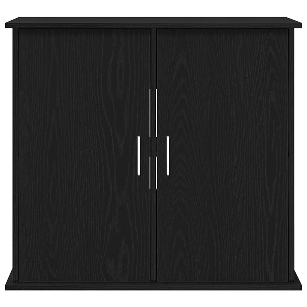 Akvariestativ svart ek 81x36x73 cm konstruerat trä