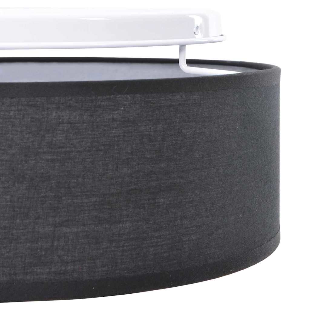 Taklampa Svart 30 x 13.5 cm tyg